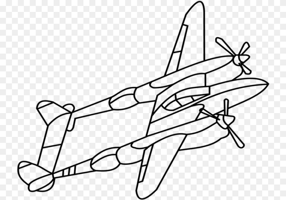 Free Download Dibujo De Avion Ww2 Background Drawing Aircraft, Gray Png Image
