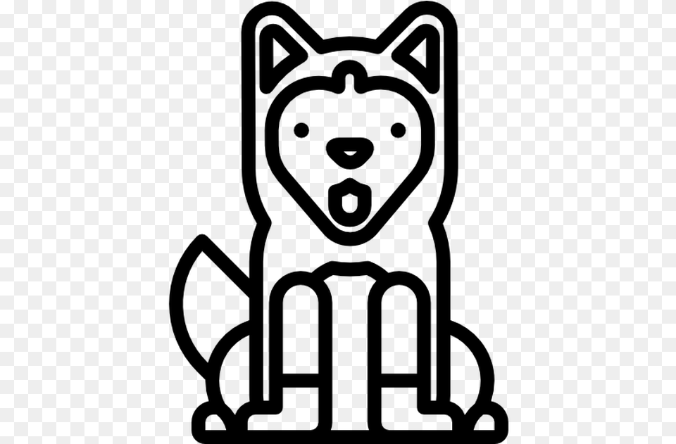 Download Dog Clipart Cat Siberian Husky Puppy, Gray Free Png