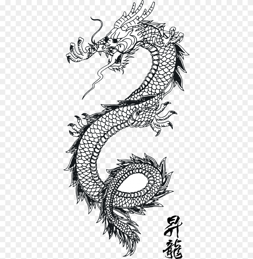Free Download Dragon Clipart Photo Images Japanese Dragon Tattoo Simple, Baby, Person Png