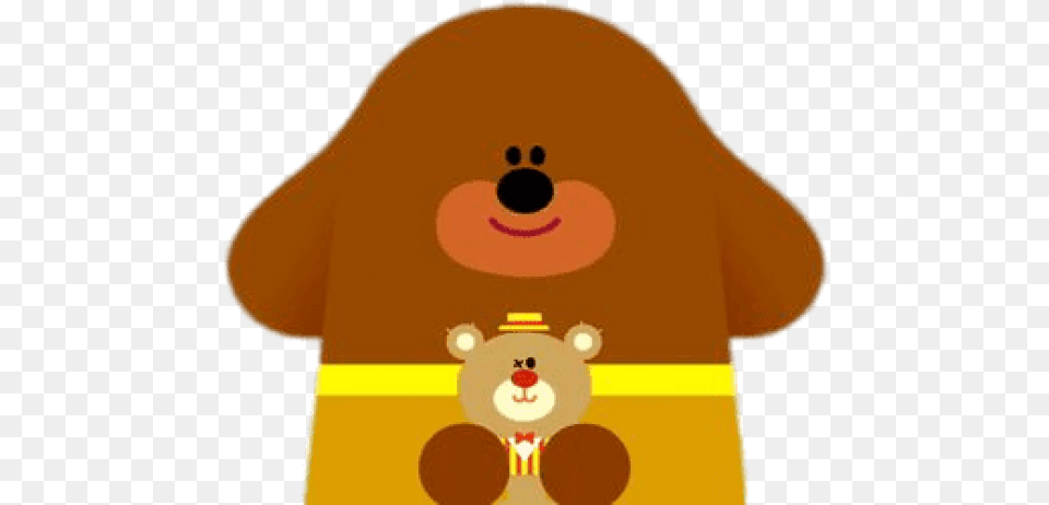 Download Duggee Holding Teddybear Clipart Hey Duggee, Plush, Toy, Food, Sweets Free Transparent Png
