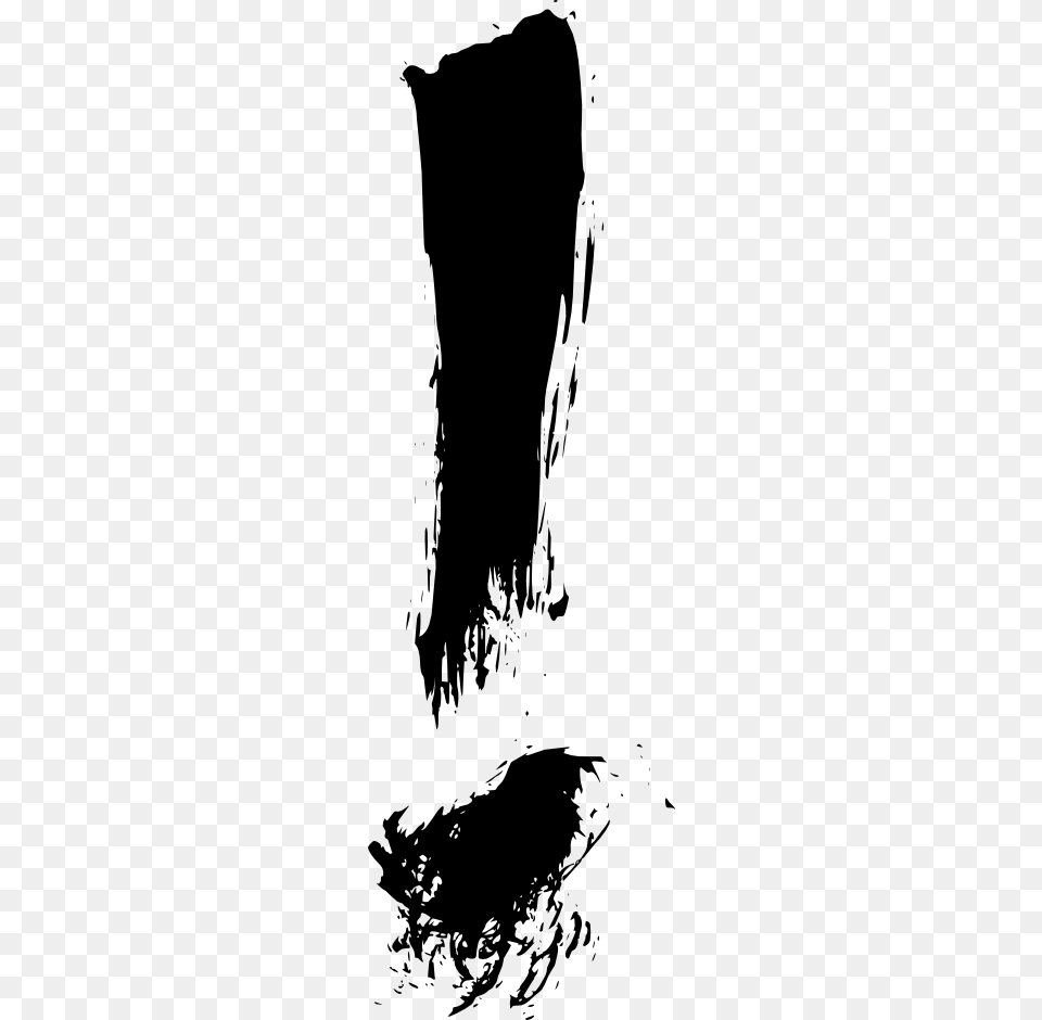 Exclamation Mark, Silhouette, Stencil, Adult, Person Free Png Download
