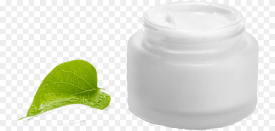 Free Download Face Cream Bottle Background Cosmetics, Plant, Leaf, Jar, Herbs Png Image