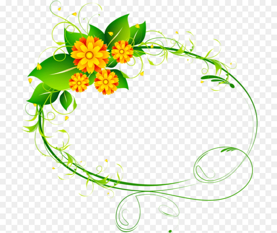 Free Download Floral Oval Decor Clip Art Clipart Frame Floral Oval, Floral Design, Graphics, Pattern, Plant Png
