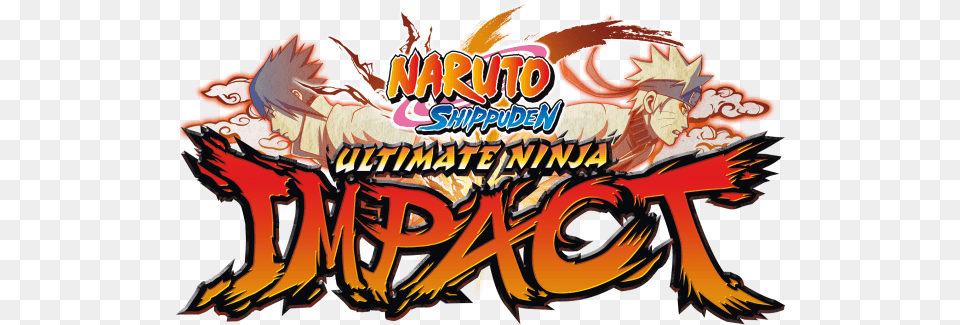 Download Game Pc Naruto Shippuden Logo Naruto Impact, Book, Comics, Publication, Art Free Transparent Png