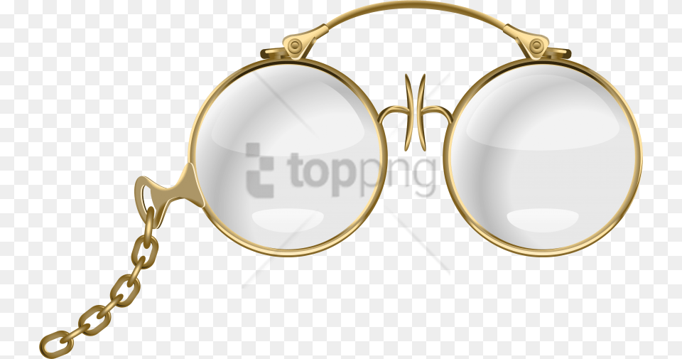 Gold Glasses Images Background Gold Sunglasses Clipart, Accessories, Jewelry, Locket, Pendant Free Png Download