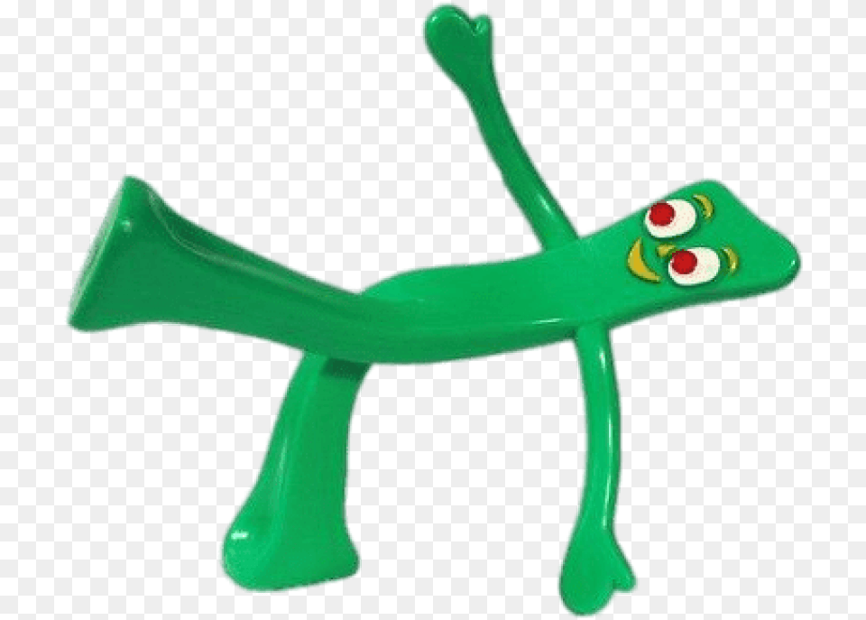 Gumby Holding One Leg Up Clipart Gumby Transparent Background Pose, Animal, Bird, Penguin, Toy Free Png Download