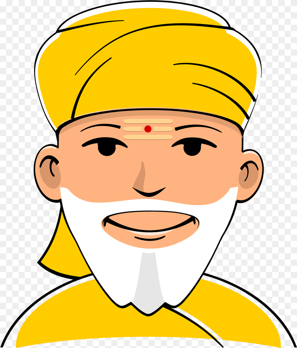 Happiness Clipart Turban Happiness Pagri, Portrait, Photography, Person, Face Free Png Download