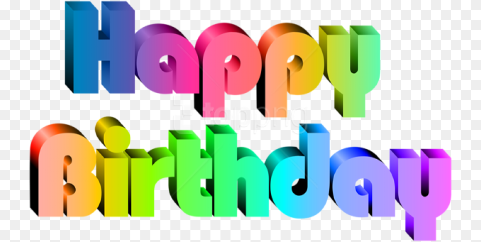 Download Happy Birthday Transparent Happy Birthday Transparent Background, Text, Art, Graphics, Number Free Png