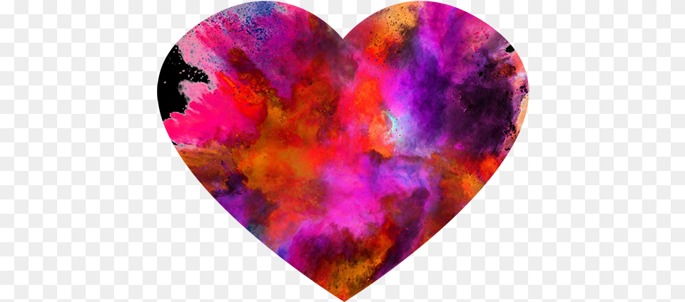 Download High Quality Multi Color Heart Colorful Heart, Accessories, Purple, Gemstone, Jewelry Free Transparent Png