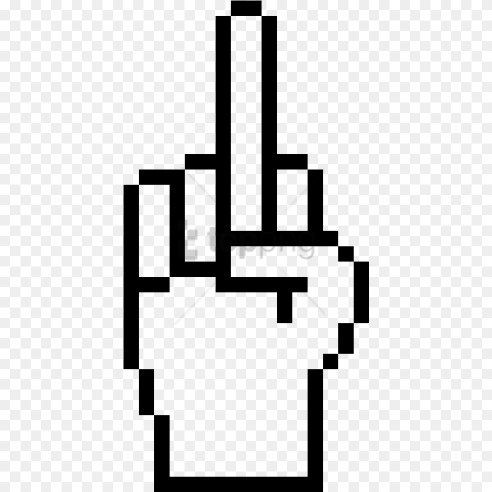 Free Download Jason Mask Pixel Art Background Middle Finger Pixel Art, Cross, Symbol Png Image