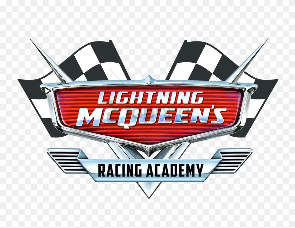 Download Lightning Mcqueen39s Racing Academy Lightning Mcqueen Racing Academy, Emblem, Logo, Symbol, Car Free Transparent Png