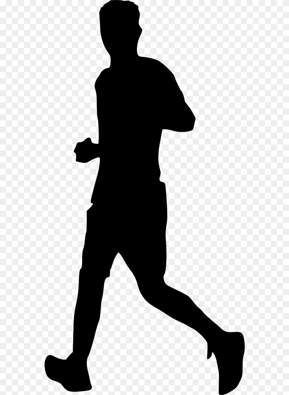 Free Download Man Running Silhouette, Adult, Male, Person Png