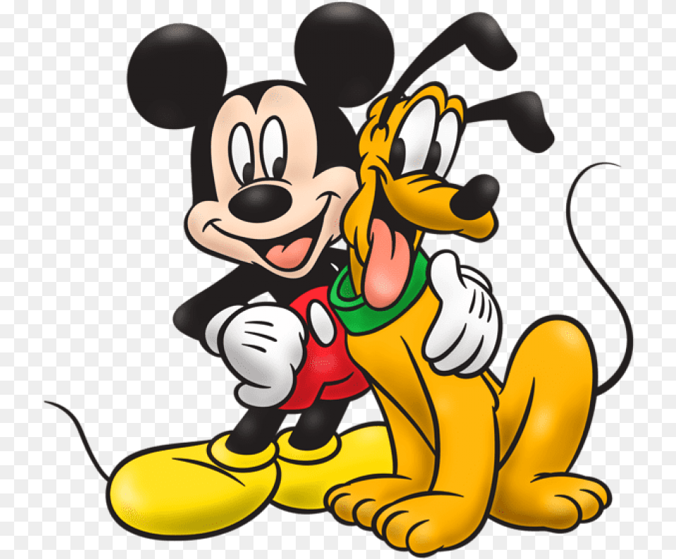 Mickey Mouse And Pluto Clipart Mickey Mouse Y Pluto, Cartoon Free Png Download