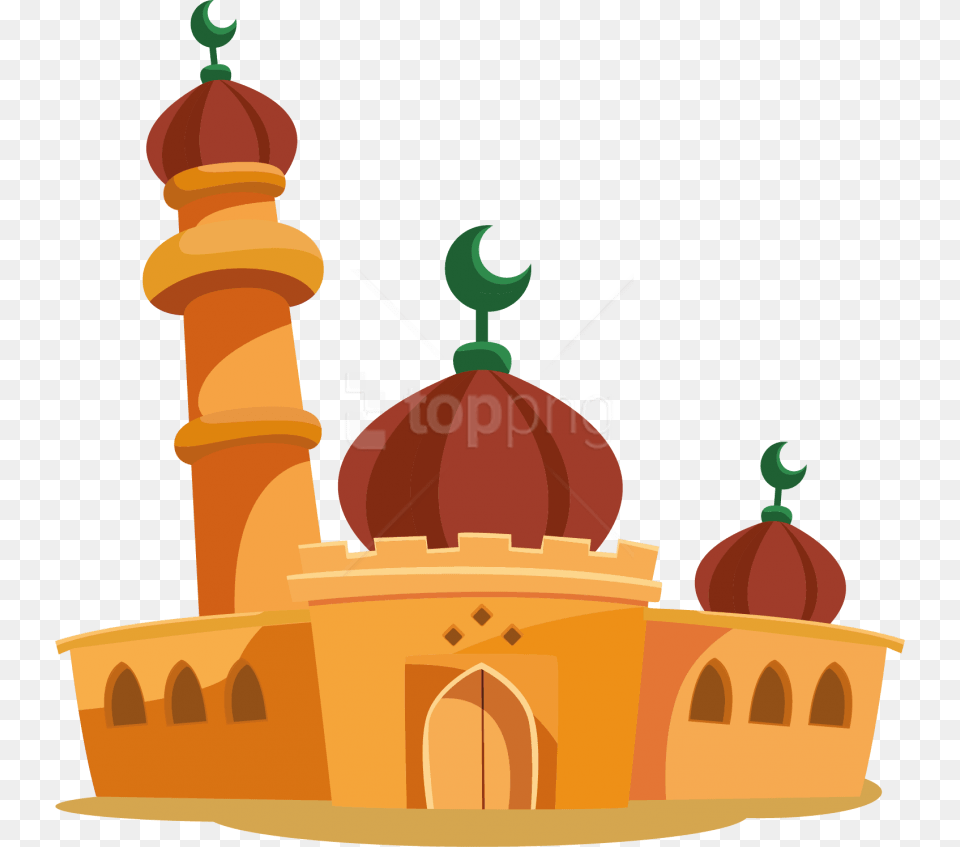 Download Mosque Vector Background Mosque Clipart, Architecture, Building, Dome, Bulldozer Free Transparent Png