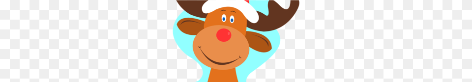 Nose Clipart Reindeer Cartoon, Livestock, Animal, Cattle, Mammal Free Png Download