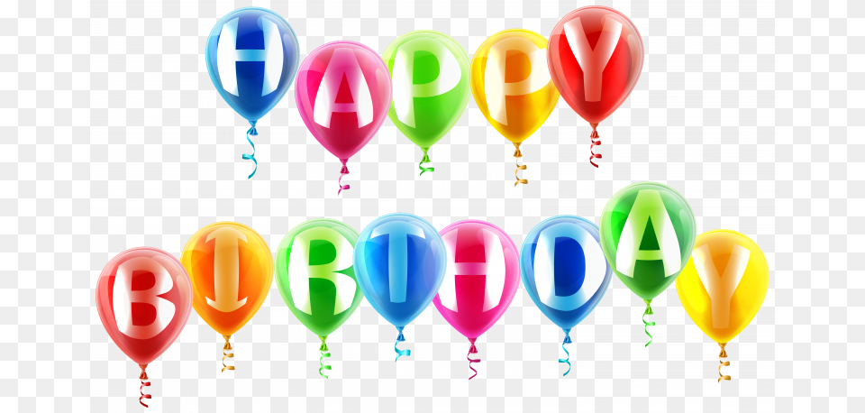 Of Happy Birthday Transparent Happy Birthday Birthday Balloons, Balloon Free Png Download