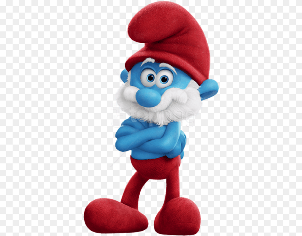 Download Papa Smurf Smurfs The Lost Village Papa Smurf Smurfs The Lost Village, Plush, Toy, Mascot, Nature Free Transparent Png