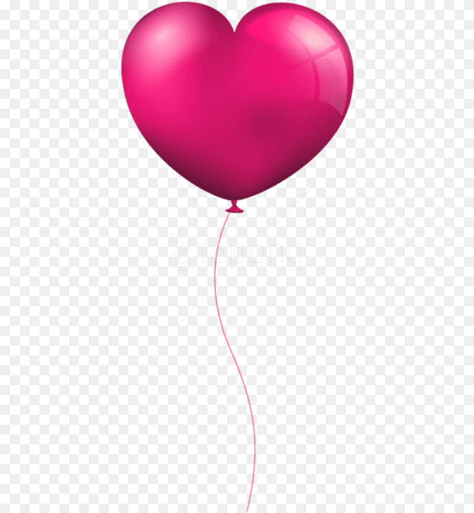 Free Download Pink Heart Balloon Background Balloon Png