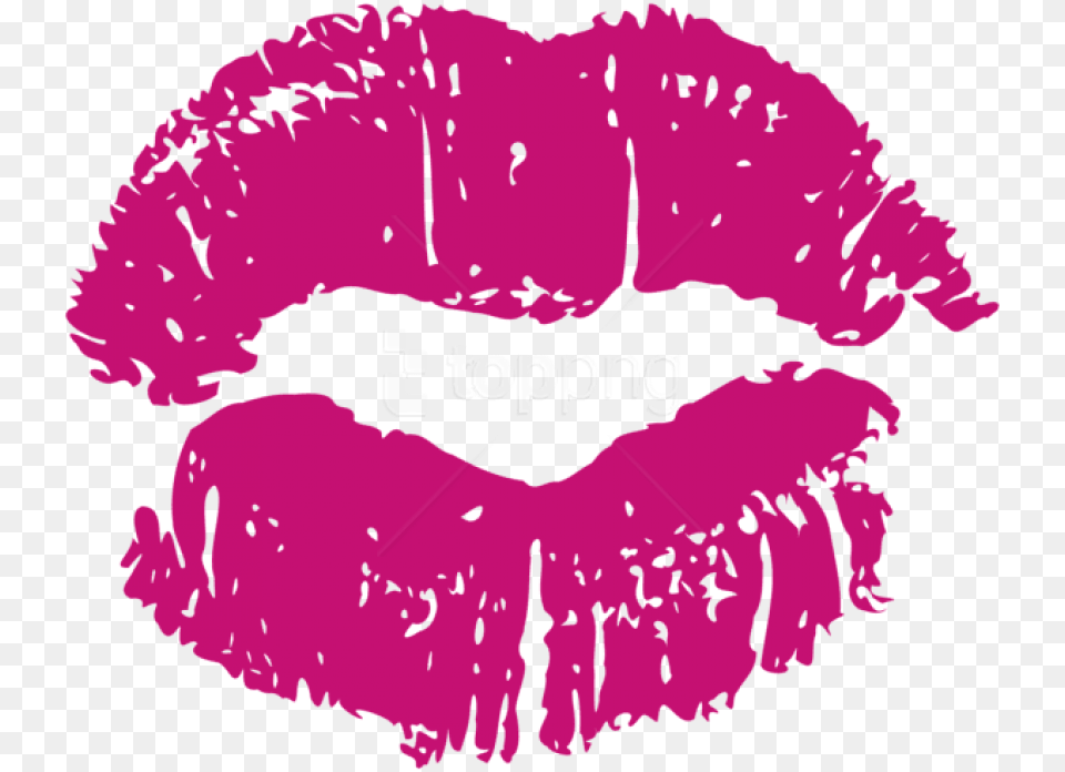 Free Download Pink Kiss Transparent Kiss Lips Clipart Pink, Body Part, Cosmetics, Lipstick, Mouth Png Image