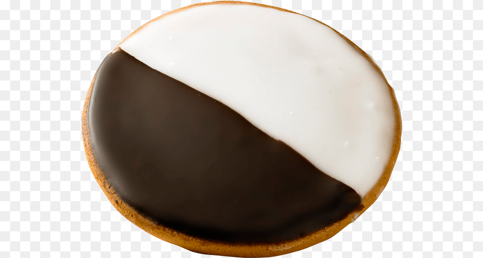 Free Download Praline Clipart Black And White Cookie Black And White Cookie, Cream, Dessert, Food, Icing Png Image