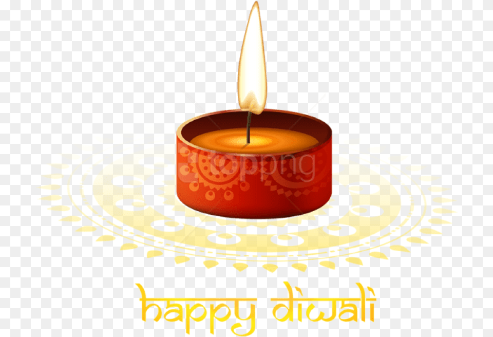 Download Red Candle Happy Diwali Clipart Happy Diwali Diya, Cup, Fire, Flame, Festival Free Transparent Png
