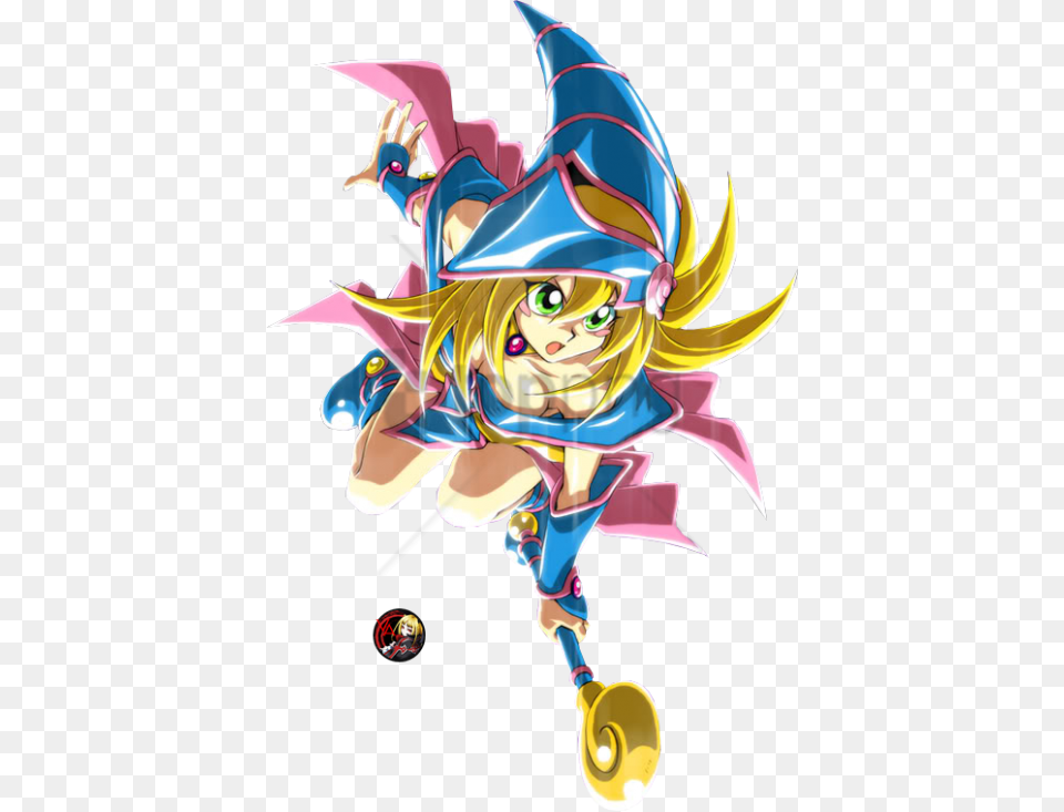 Download Render Dark Magician Girl Images Render Dark Magician Girl, Book, Comics, Publication, Baby Free Png