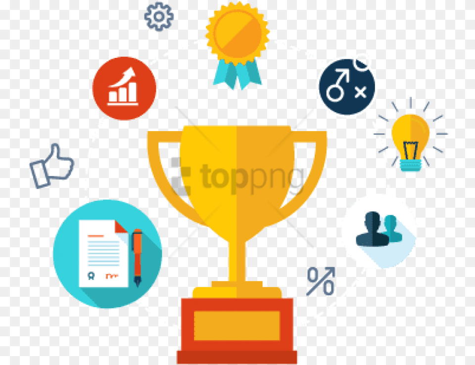 Download Reputation Management Search Engine Optimization, Trophy Free Png