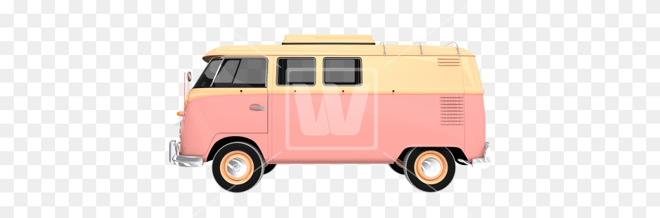 Download Retro Camper Caravan Samba, Transportation, Van, Vehicle, Moving Van Free Png