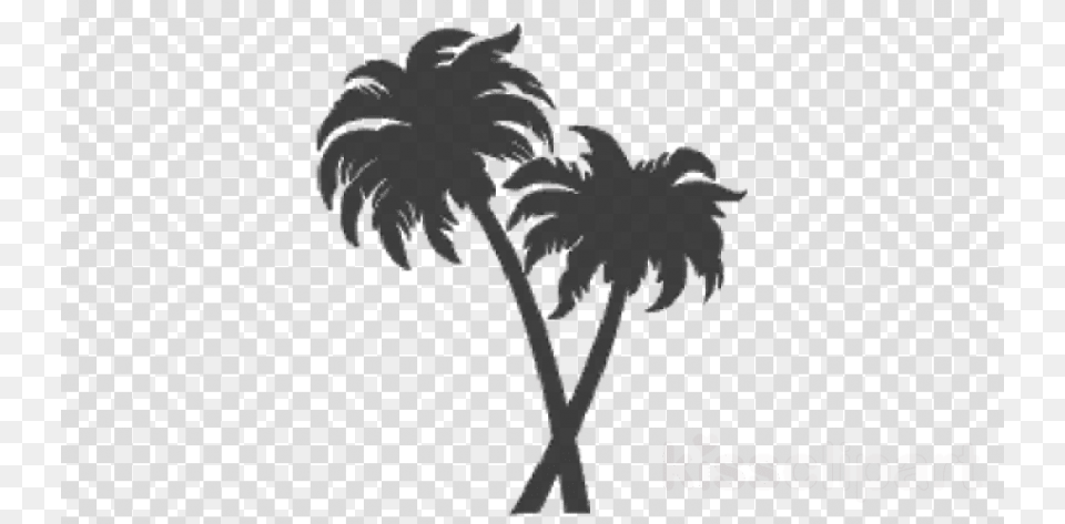 Download Silhouette Palm Trees Images Picsart Hair Style, Palm Tree, Plant, Tree, Pattern Free Transparent Png