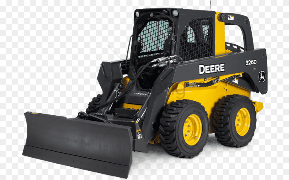 Small Deere Bulldozer John Deere Compact Track Loader, Machine, Wheel Free Png Download