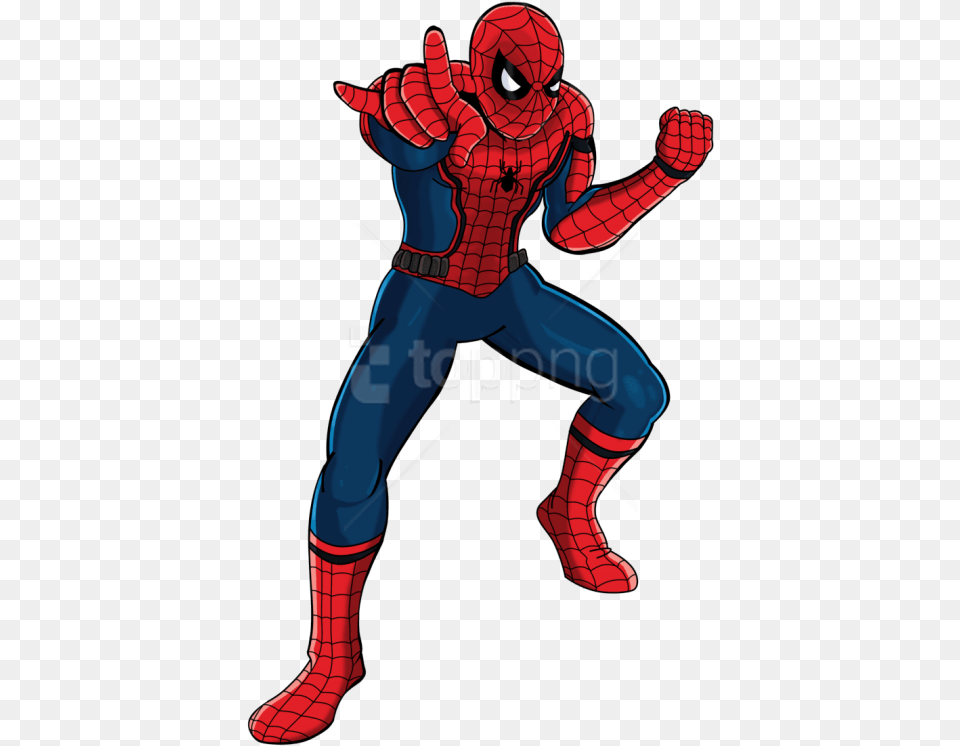 Download Spectacular Spiderman Clipart Spider Man Cartoon, Book, Comics, Publication, Clothing Free Transparent Png