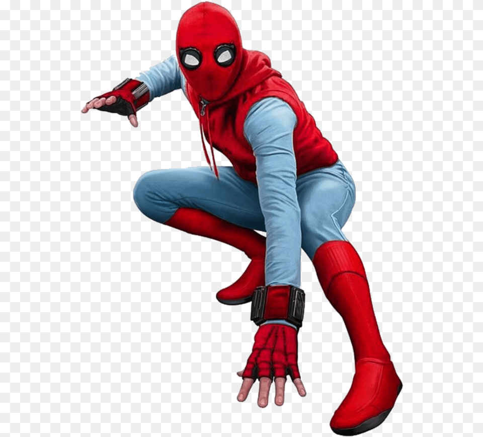 Free Download Spider Man Homecoming Homemade Suit Clipart, Adult, Female, Person, Woman Png Image