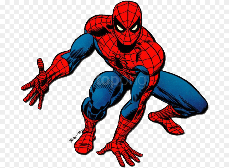 Download Spiderman Clipart Photo Images Cartoon Spiderman, Adult, Male, Man, Person Free Png