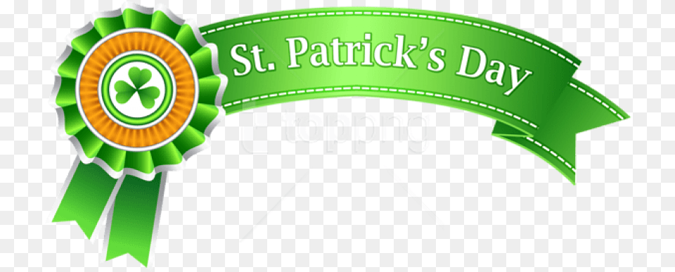 Download St Patricks Day Banner St Patricks Day Banner Clipart, Logo, Green, Badge, Symbol Free Transparent Png