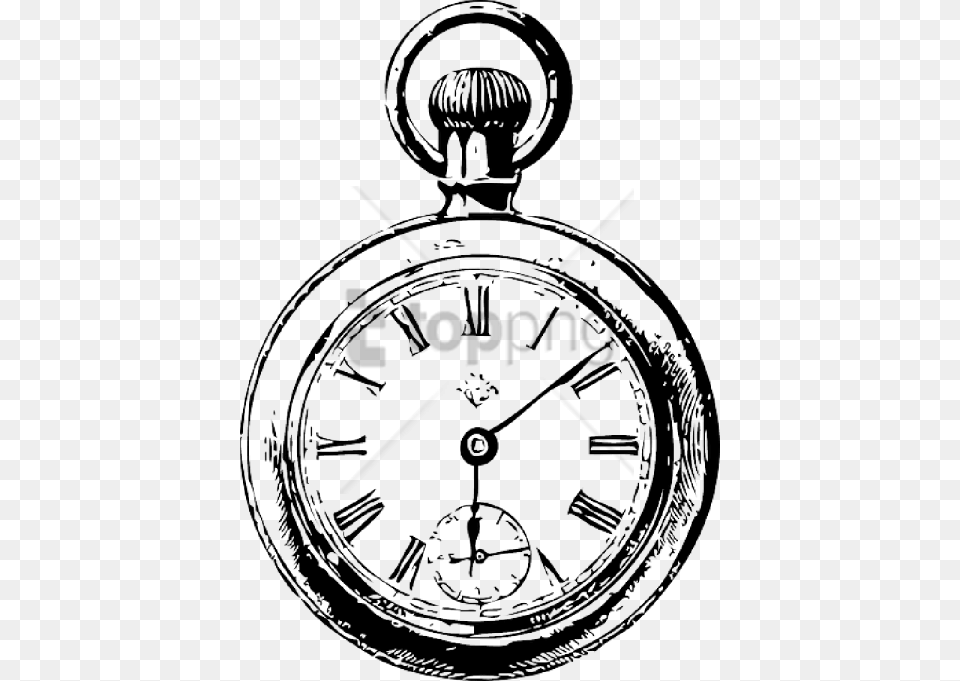Download Stop Watch Alice In Wonderland Clock Drawing, Stopwatch Free Transparent Png