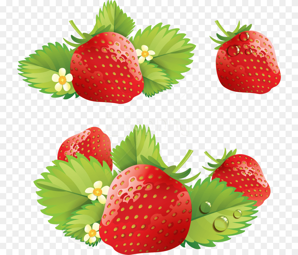 Strawberry Clipart Photo Strawberries, Berry, Produce, Plant, Fruit Free Png Download
