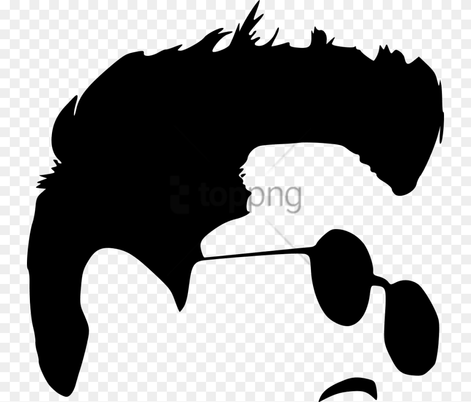 Free Download Sunglasses Silhouette Images Wajah Siluet, Stencil, Animal, Bear, Mammal Png