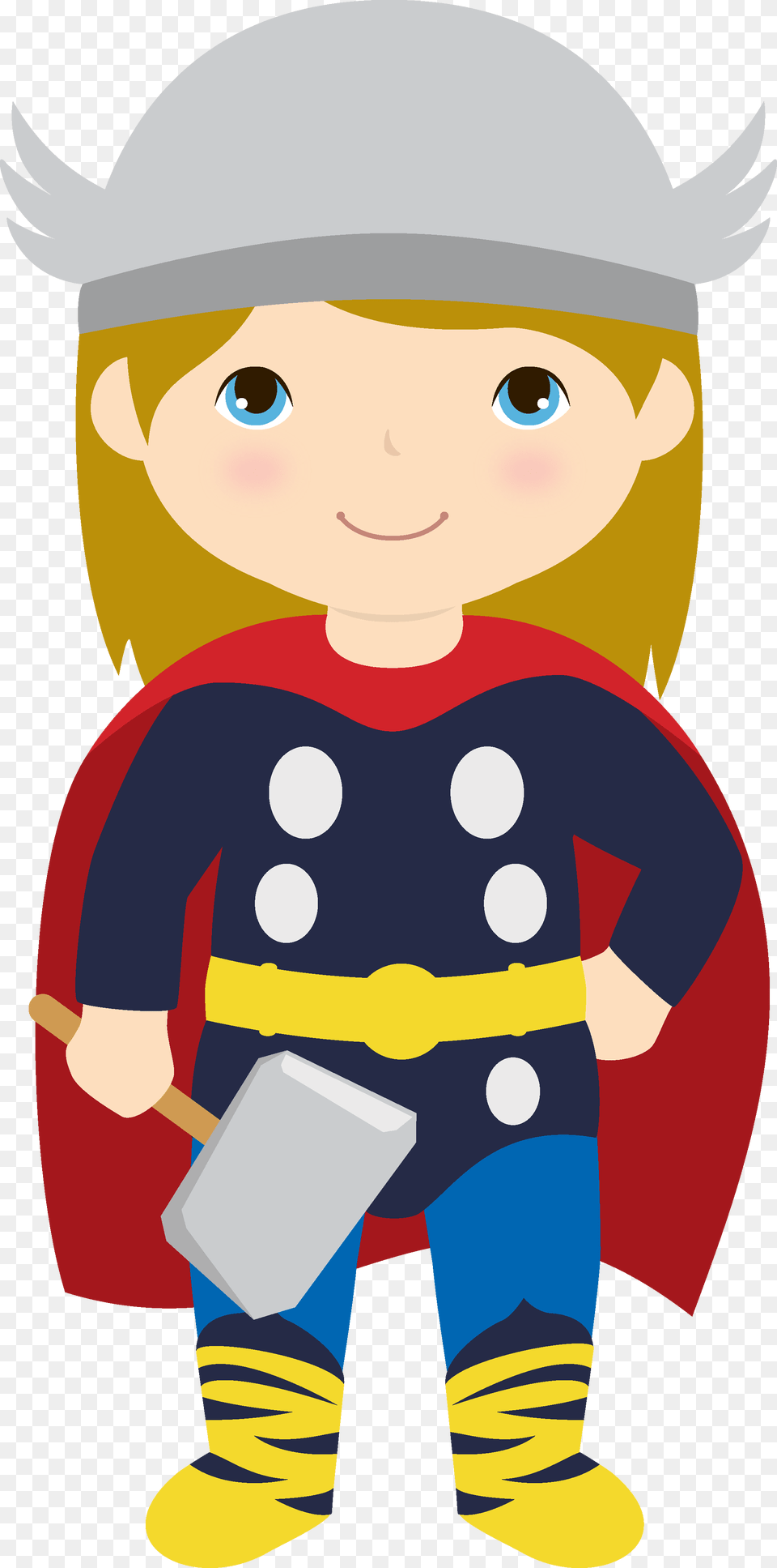 Download Superhero Clipart Superman Hulk Thor Hero Training Character, Baby, Person, Face, Head Free Png