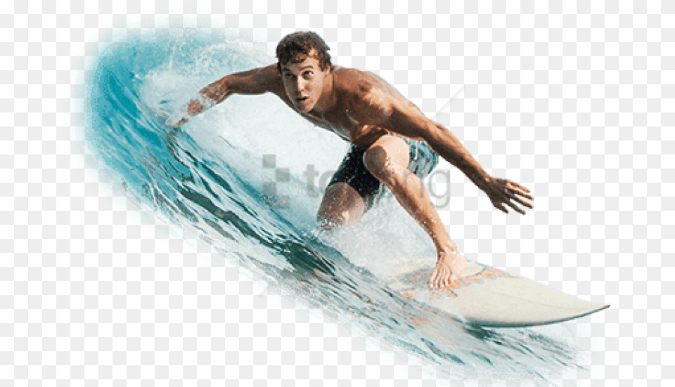 Surfer On Wave Background Surfing, Water, Leisure Activities, Sport, Sea Waves Free Png Download