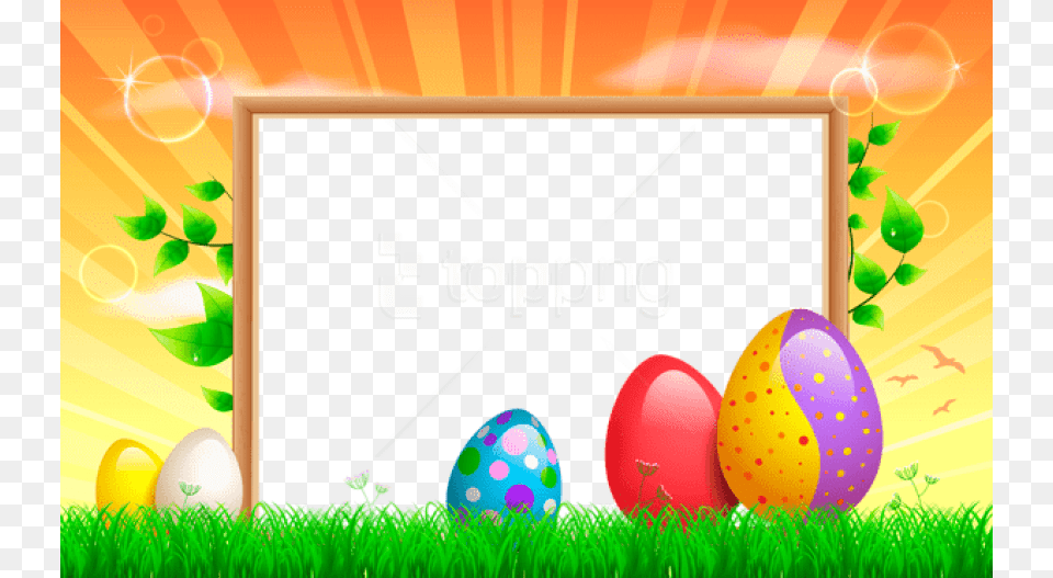 Transparent Easter Frame Easter Frame Transparent, Egg, Food, Easter Egg Free Png Download