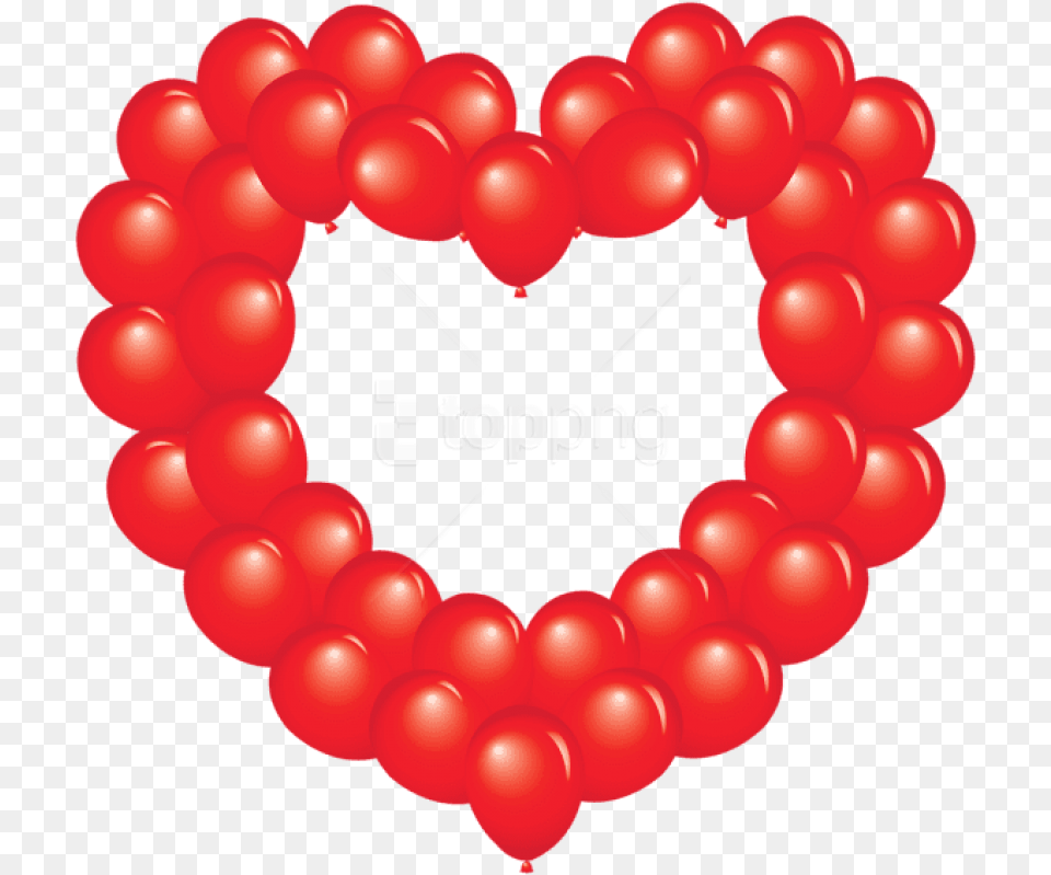 Free Download Transparent Red Heart Balloon Heart Balloon Images Clipart Png Image