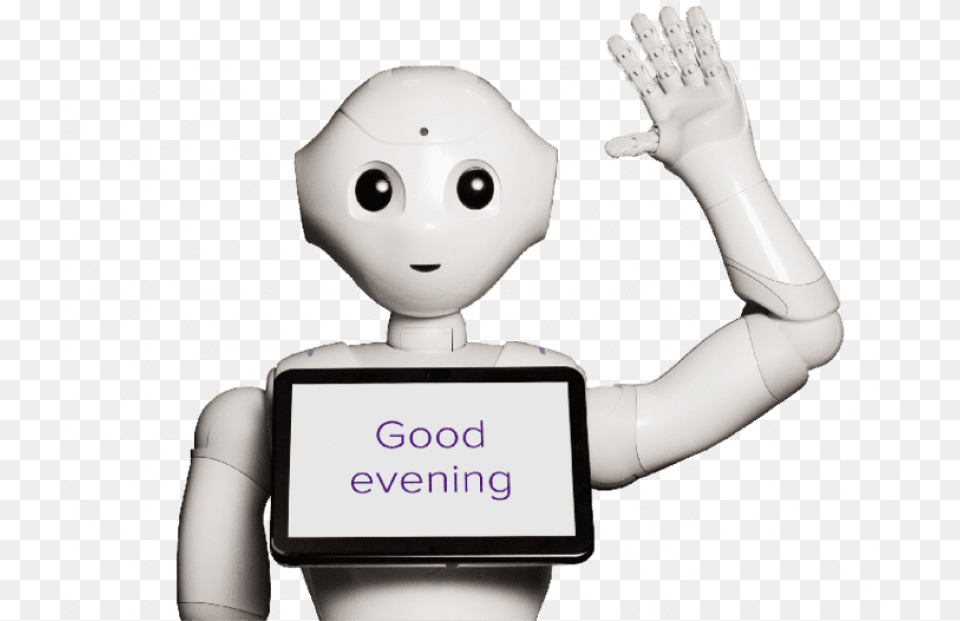 Welcoming Robot Images Background Good Night Robot, Baby, Person, Face, Head Free Png Download