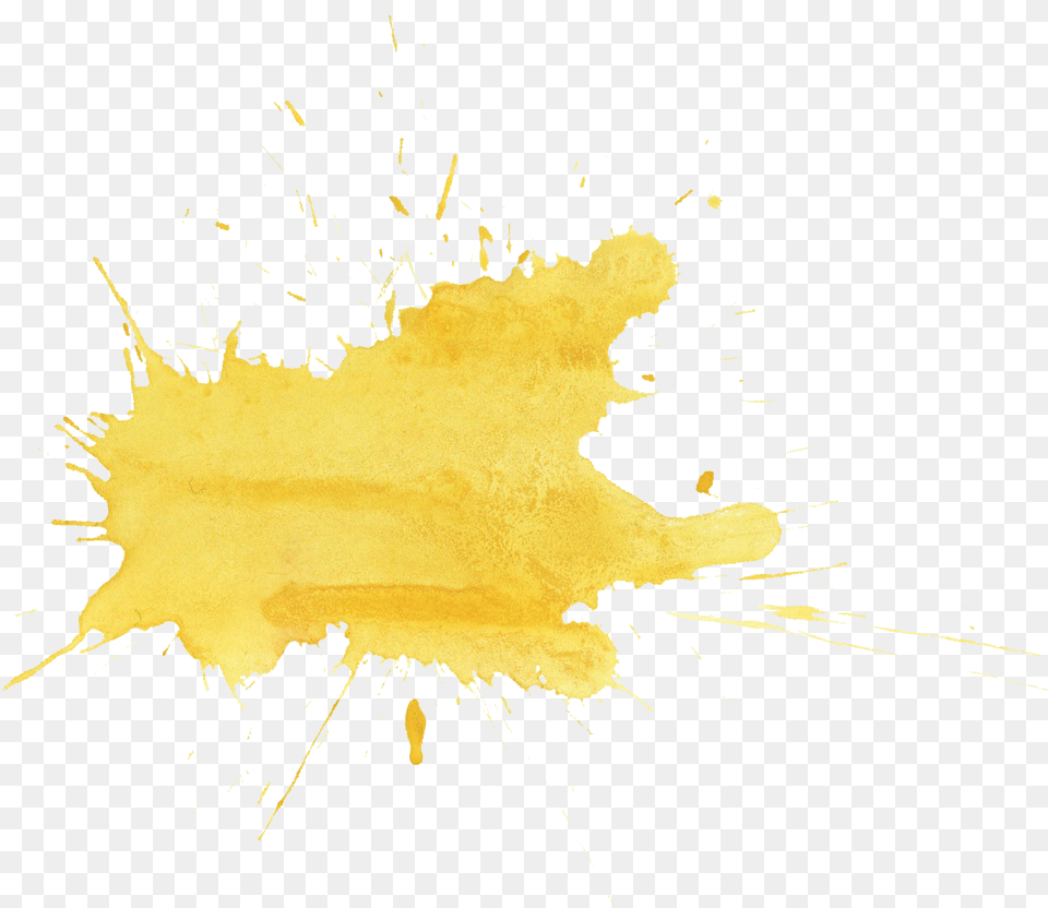 Free Download Yellow Watercolor Background, Stain, Logo, Leaf, Plant Png Image