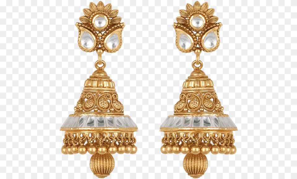 Free Earring Transparent Design Long Necklace Waman Hari Pethe, Accessories, Jewelry, Gold, Chandelier Png