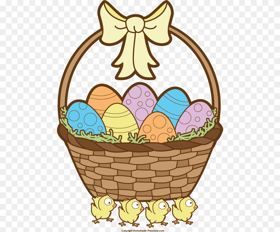 Free Easter Basket Clipart, Animal, Bird, Egg, Food Png
