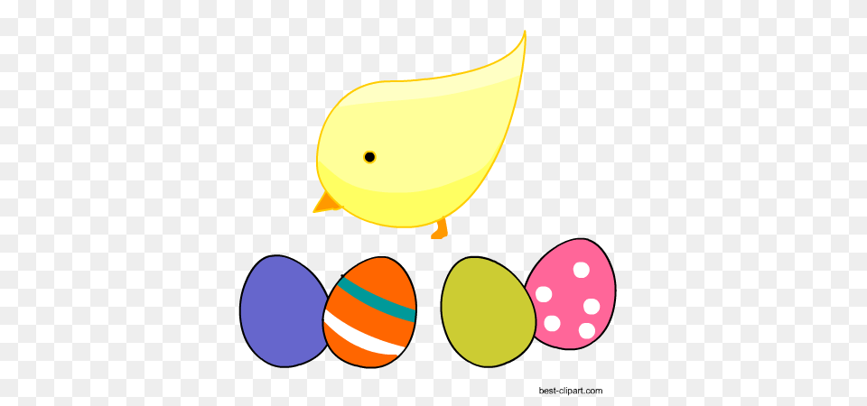 Easter Clip Art Easter Bunny Eggs And Chicks Clip Art, Egg, Food, Animal, Fish Free Transparent Png