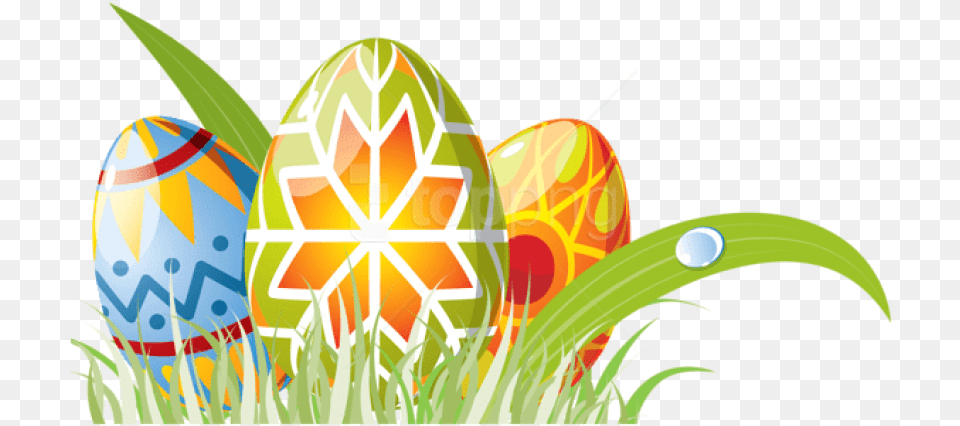 Free Easter Eggs With Grass Decoration Easter Eggs In Grass, Easter Egg, Egg, Food Png Image