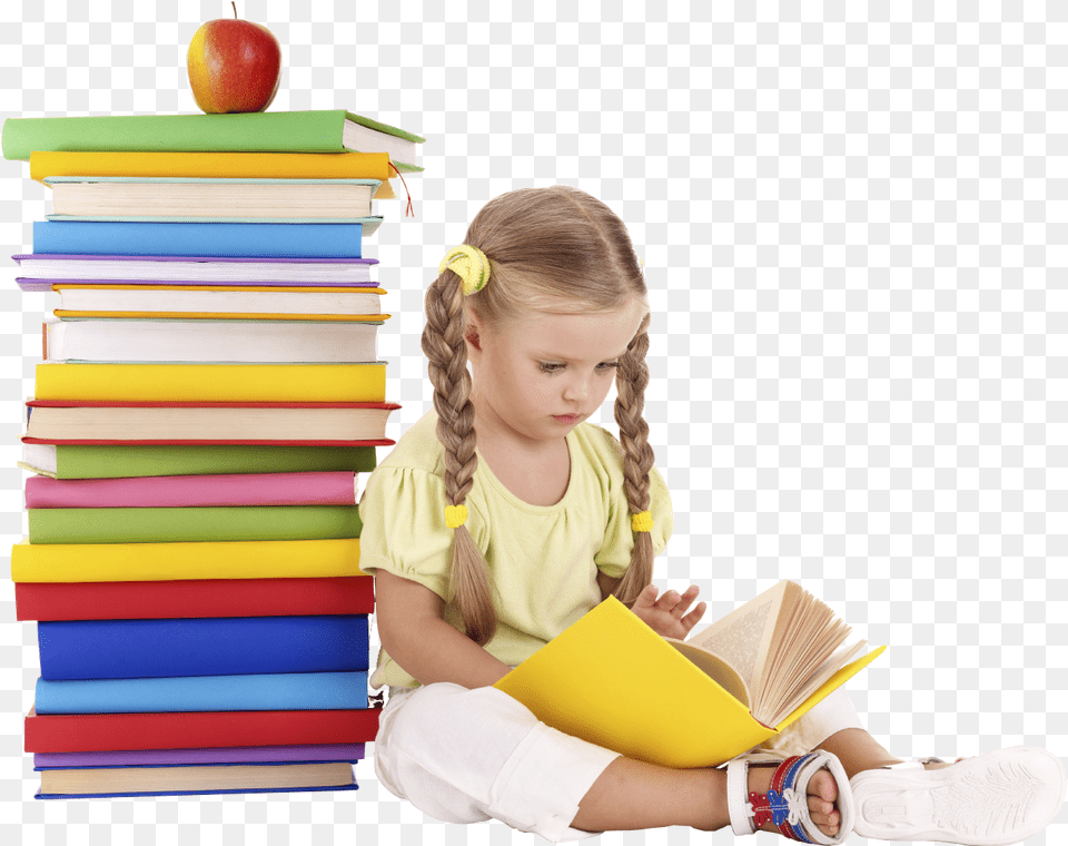 Free Educational Reading Books For Kids Online Children39s Reading Books, Person, Girl, Female, Child Png