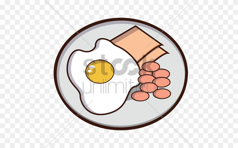 Egg Baked Beans And Ham Breakfast Vector Image, Food Free Png