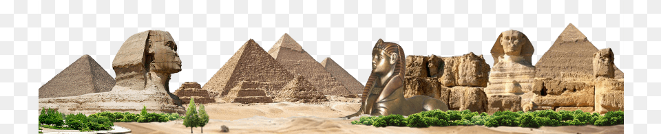 Egyptian Pyramids Transparent Transparent Egypt, Animal, Lion, Mammal, Wildlife Free Png